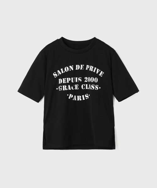 GRACE CONTINENTAL / グレースコンチネンタル カットソー | ステンシルレタードT | 詳細15