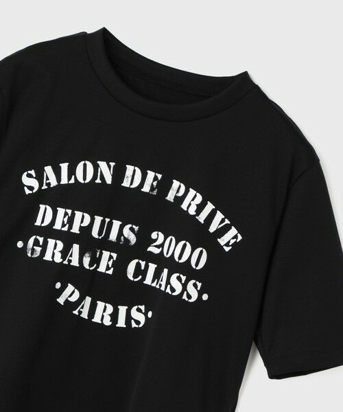 GRACE CONTINENTAL / グレースコンチネンタル カットソー | ステンシルレタードT | 詳細17