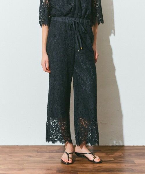 GRACE CONTINENTAL / グレースコンチネンタル その他パンツ | レースイージーパンツ | 詳細6