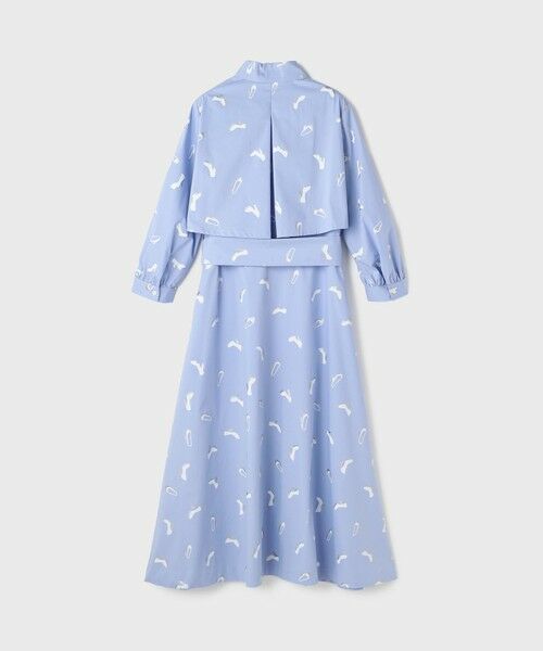 GRACE CONTINENTAL / グレースコンチネンタル ミニ丈・ひざ丈ワンピース | ヒールプリントシャツドレス | 詳細14