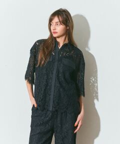 GRACE CONTINENTAL / グレースコンチネンタル シャツ・ブラウス | レースコンビシャツ