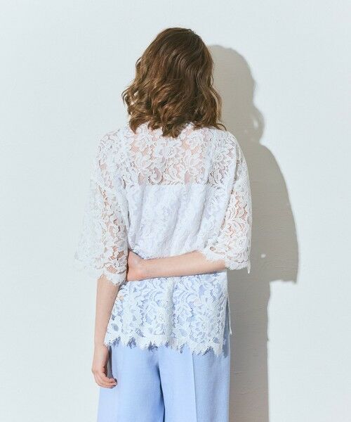 GRACE CONTINENTAL / グレースコンチネンタル シャツ・ブラウス | レースコンビシャツ | 詳細5