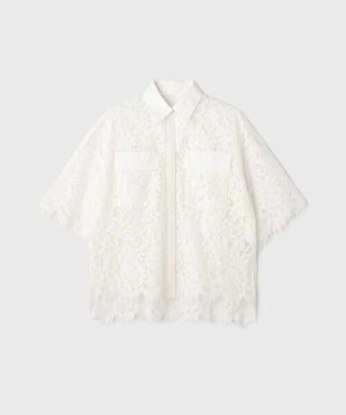 GRACE CONTINENTAL / グレースコンチネンタル シャツ・ブラウス | レースコンビシャツ | 詳細7