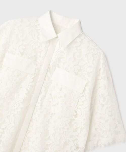 GRACE CONTINENTAL / グレースコンチネンタル シャツ・ブラウス | レースコンビシャツ | 詳細9