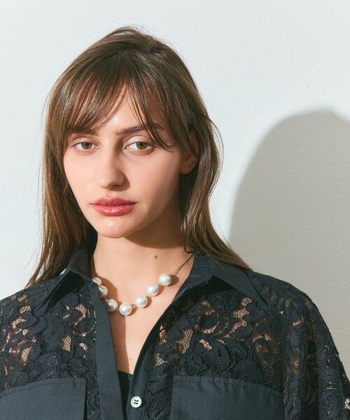 GRACE CONTINENTAL / グレースコンチネンタル シャツ・ブラウス | レースコンビシャツ | 詳細15