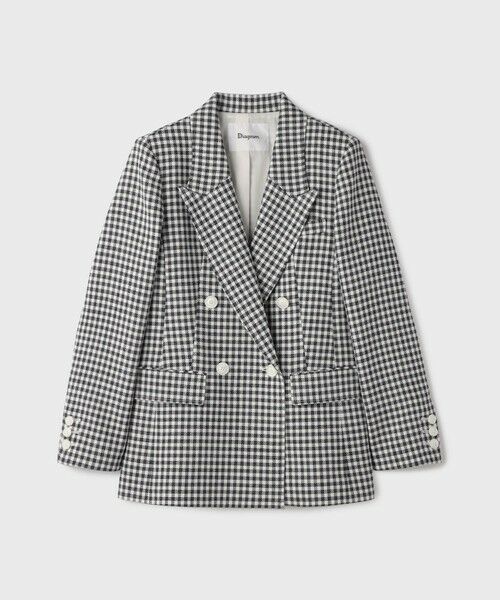 GRACE CONTINENTAL / グレースコンチネンタル テーラードジャケット | ギンガムダブルジャケット | 詳細12