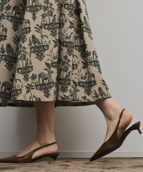 GRACE CONTINENTAL / グレースコンチネンタル ロング・マキシ丈スカート | アニマルジャガードスカート | 詳細18