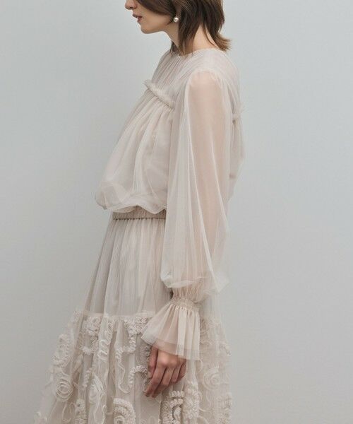 GRACE CONTINENTAL / グレースコンチネンタル シャツ・ブラウス | チュールタイブラウス | 詳細5