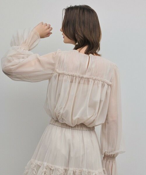 GRACE CONTINENTAL / グレースコンチネンタル シャツ・ブラウス | チュールタイブラウス | 詳細6