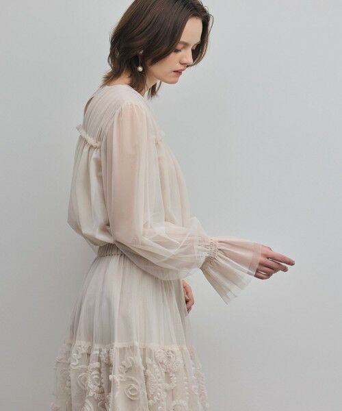GRACE CONTINENTAL / グレースコンチネンタル シャツ・ブラウス | チュールタイブラウス | 詳細7