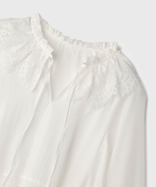 GRACE CONTINENTAL / グレースコンチネンタル シャツ・ブラウス | レースカラーチュニックブラウス | 詳細14