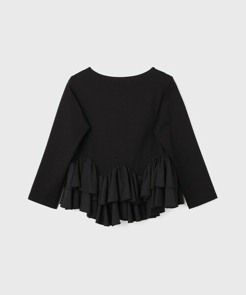 GRACE CONTINENTAL / グレースコンチネンタル カットソー | タフタフリルカットトップ | 詳細6