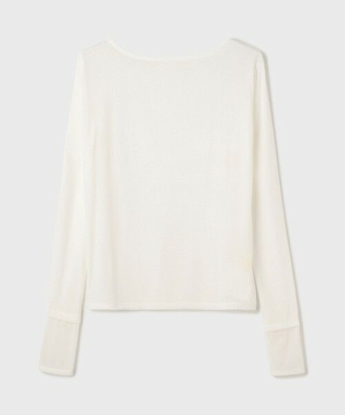 GRACE CONTINENTAL / グレースコンチネンタル カットソー | シアーレイヤードカットトップ | 詳細8