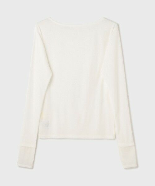 GRACE CONTINENTAL / グレースコンチネンタル カットソー | シアーレイヤードカットトップ | 詳細9