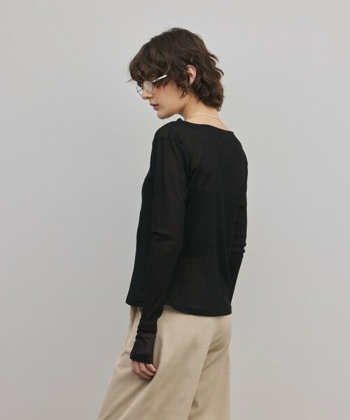 GRACE CONTINENTAL / グレースコンチネンタル カットソー | シアーレイヤードカットトップ | 詳細15