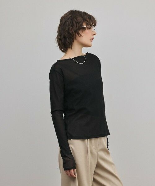 GRACE CONTINENTAL / グレースコンチネンタル カットソー | シアーレイヤードカットトップ | 詳細17