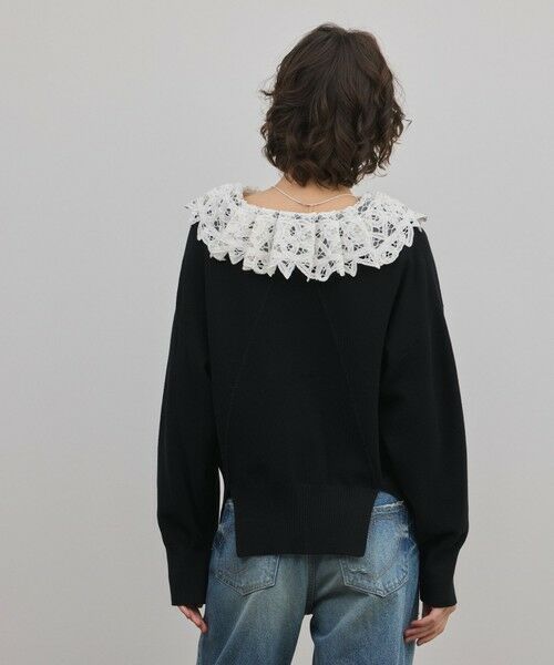GRACE CONTINENTAL / グレースコンチネンタル ニット・セーター | レースカラーニットトップ | 詳細20