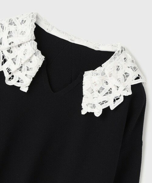 GRACE CONTINENTAL / グレースコンチネンタル ニット・セーター | レースカラーニットトップ | 詳細24