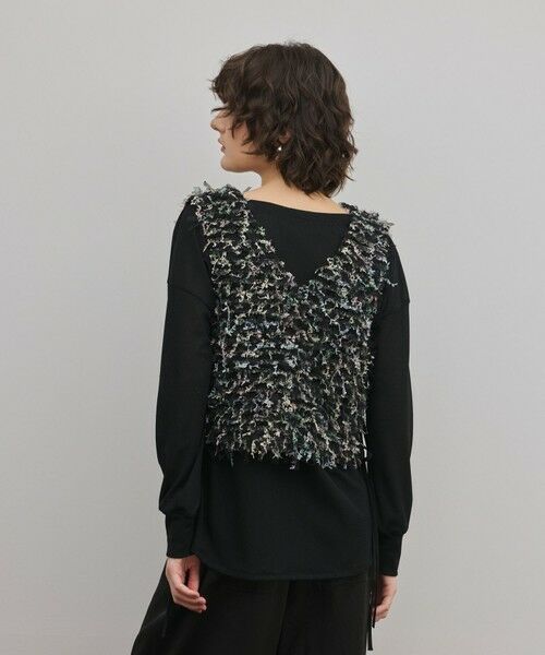 GRACE CONTINENTAL / グレースコンチネンタル ベスト | フリンジチュールベスト | 詳細16