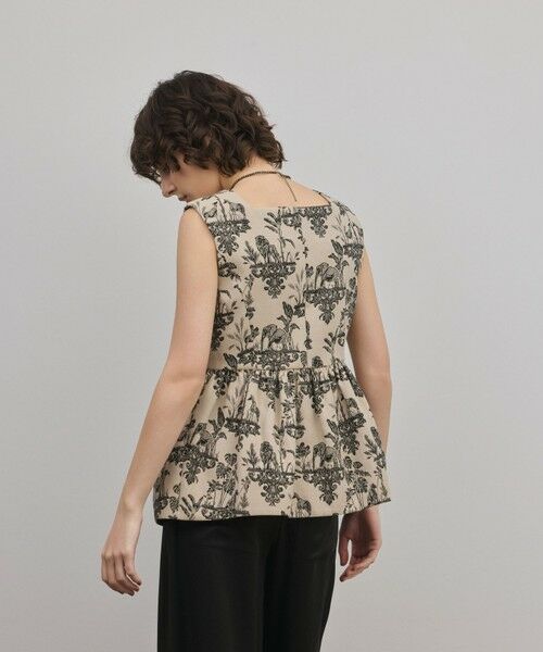 GRACE CONTINENTAL / グレースコンチネンタル ベスト | アニマルジャガードペプラムベスト | 詳細16
