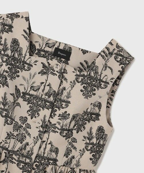 GRACE CONTINENTAL / グレースコンチネンタル ベスト | アニマルジャガードペプラムベスト | 詳細19