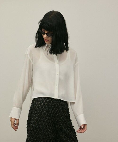 GRACE CONTINENTAL / グレースコンチネンタル シャツ・ブラウス | バックフレアシャツ | 詳細10