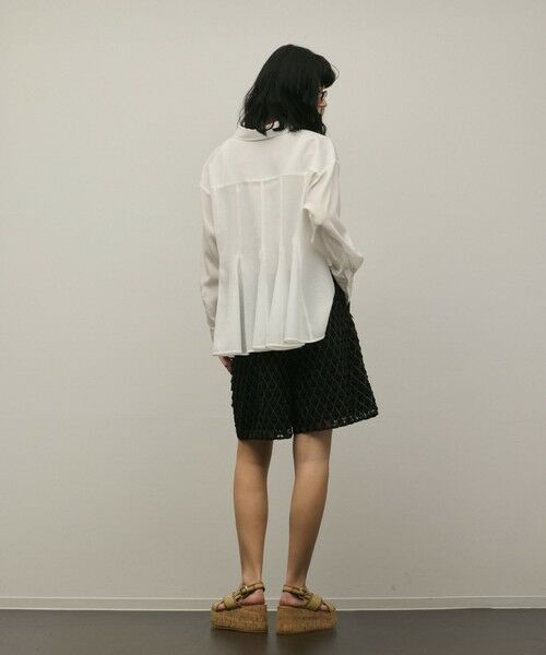GRACE CONTINENTAL / グレースコンチネンタル シャツ・ブラウス | バックフレアシャツ | 詳細13