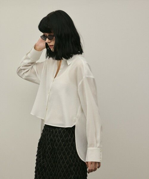 GRACE CONTINENTAL / グレースコンチネンタル シャツ・ブラウス | バックフレアシャツ | 詳細9