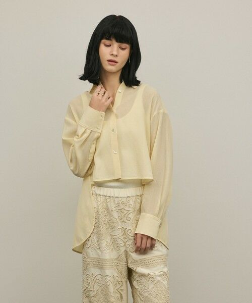 GRACE CONTINENTAL / グレースコンチネンタル シャツ・ブラウス | バックフレアシャツ | 詳細17