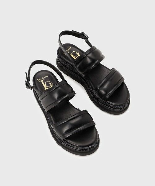 GRACE CONTINENTAL / グレースコンチネンタル サンダル | LUCA GROSSI ベルトサンダル（ブラック）