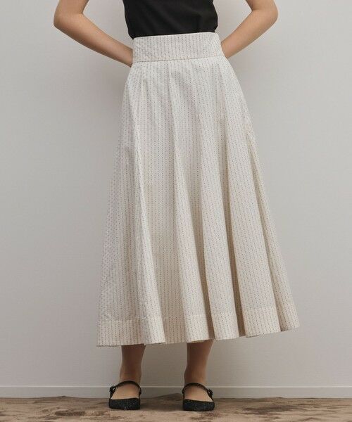 GRACE CONTINENTAL / グレースコンチネンタル ロング・マキシ丈スカート | ラメドットタフタジャガードスカート | 詳細4