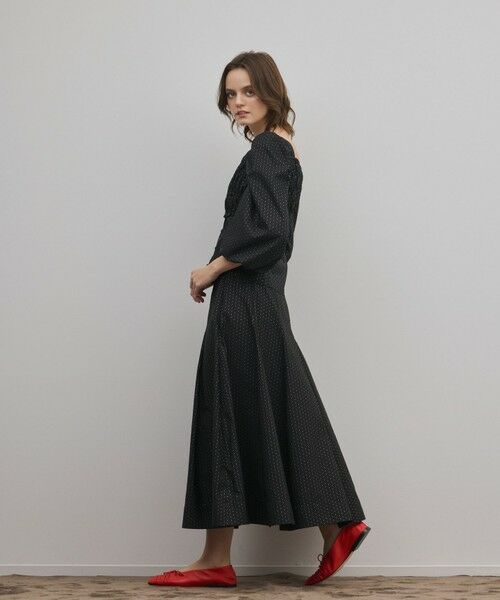 GRACE CONTINENTAL / グレースコンチネンタル ロング・マキシ丈スカート | ラメドットタフタジャガードスカート | 詳細12
