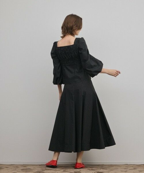 GRACE CONTINENTAL / グレースコンチネンタル ロング・マキシ丈スカート | ラメドットタフタジャガードスカート | 詳細13
