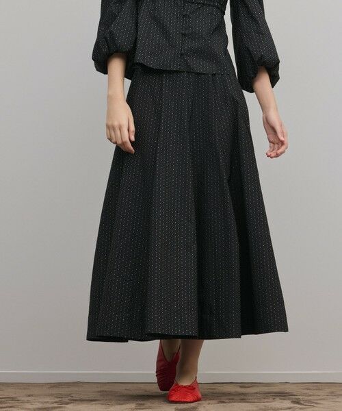 GRACE CONTINENTAL / グレースコンチネンタル ロング・マキシ丈スカート | ラメドットタフタジャガードスカート | 詳細15