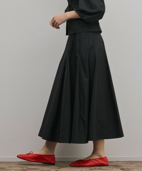 GRACE CONTINENTAL / グレースコンチネンタル ロング・マキシ丈スカート | ラメドットタフタジャガードスカート | 詳細16