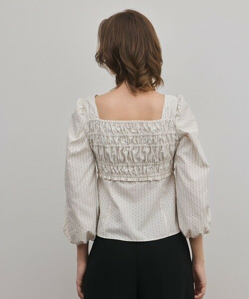 GRACE CONTINENTAL / グレースコンチネンタル その他トップス | ラメドットタフタジャガードトップ | 詳細2