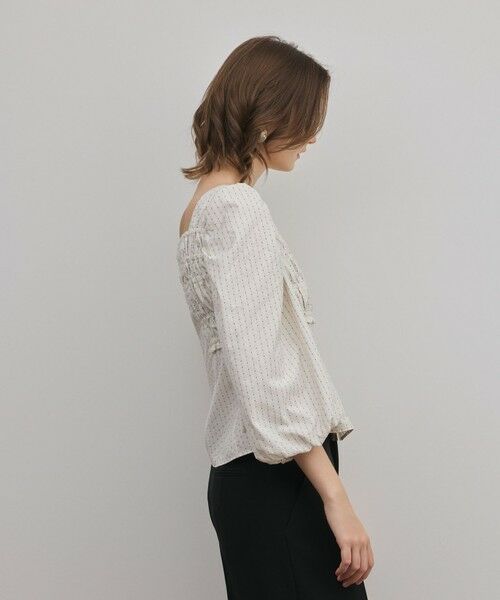 GRACE CONTINENTAL / グレースコンチネンタル その他トップス | ラメドットタフタジャガードトップ | 詳細3