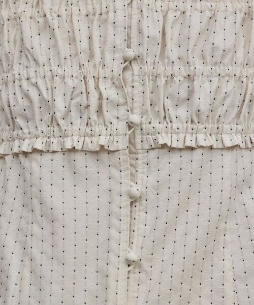 GRACE CONTINENTAL / グレースコンチネンタル その他トップス | ラメドットタフタジャガードトップ | 詳細5
