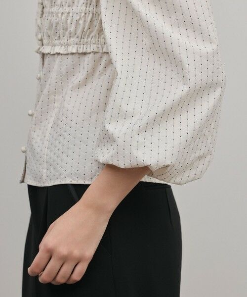 GRACE CONTINENTAL / グレースコンチネンタル その他トップス | ラメドットタフタジャガードトップ | 詳細6