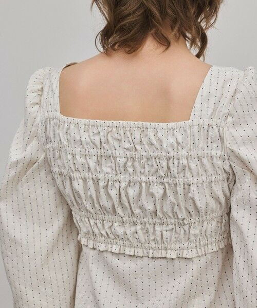 GRACE CONTINENTAL / グレースコンチネンタル その他トップス | ラメドットタフタジャガードトップ | 詳細7