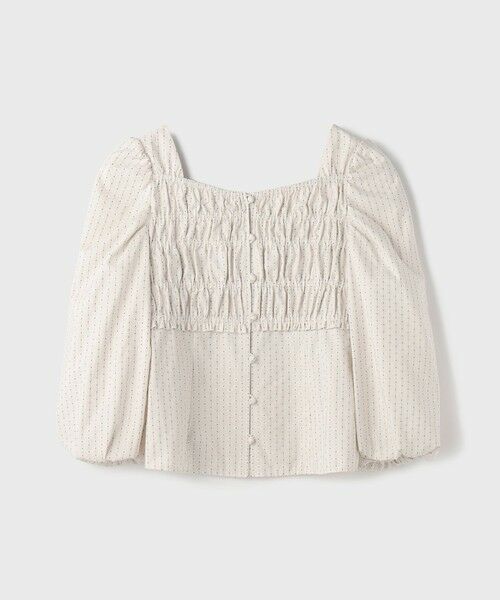 GRACE CONTINENTAL / グレースコンチネンタル その他トップス | ラメドットタフタジャガードトップ | 詳細8