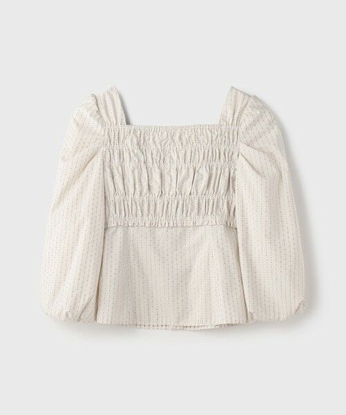 GRACE CONTINENTAL / グレースコンチネンタル その他トップス | ラメドットタフタジャガードトップ | 詳細9