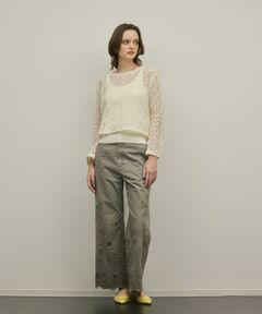 GRACE CONTINENTAL / グレースコンチネンタル その他パンツ | カットワークフレアパンツ