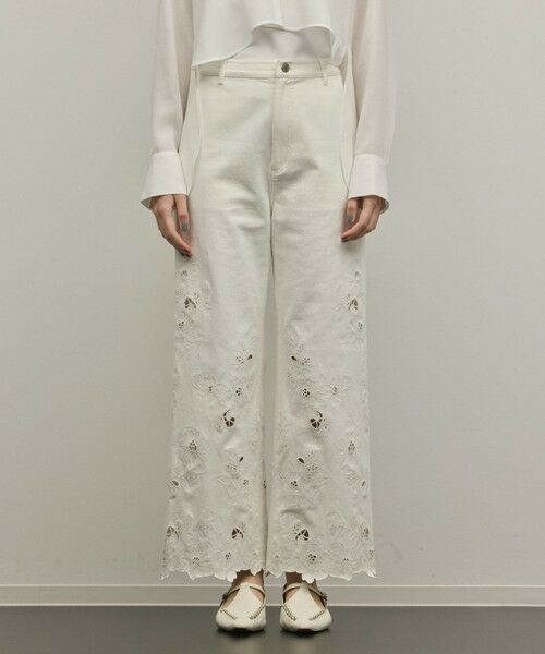 GRACE CONTINENTAL / グレースコンチネンタル その他パンツ | カットワークフレアパンツ | 詳細5