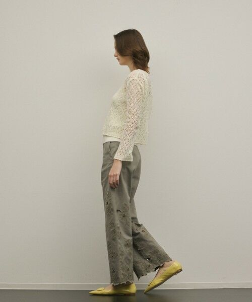 GRACE CONTINENTAL / グレースコンチネンタル その他パンツ | カットワークフレアパンツ | 詳細12
