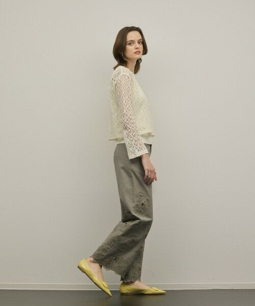 GRACE CONTINENTAL / グレースコンチネンタル その他パンツ | カットワークフレアパンツ | 詳細14