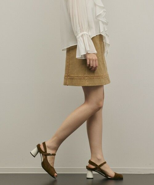 GRACE CONTINENTAL / グレースコンチネンタル ミニ・ひざ丈スカート | ラインembミニスカート | 詳細2