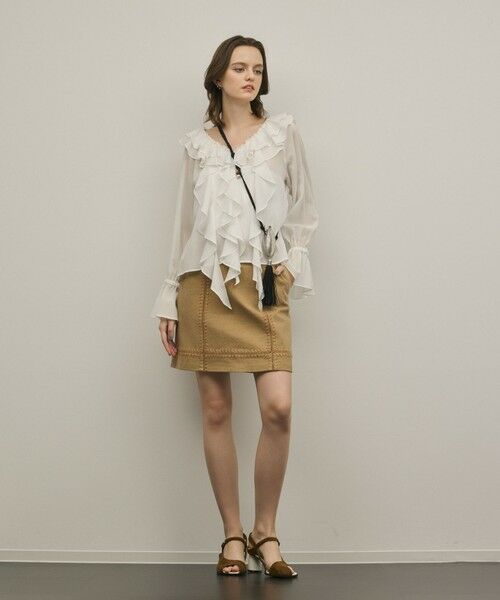 GRACE CONTINENTAL / グレースコンチネンタル ミニ・ひざ丈スカート | ラインembミニスカート | 詳細5