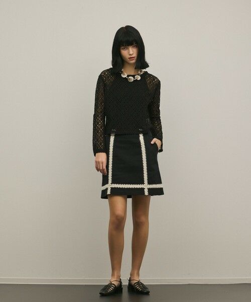 GRACE CONTINENTAL / グレースコンチネンタル ミニ・ひざ丈スカート | ラインembミニスカート | 詳細9