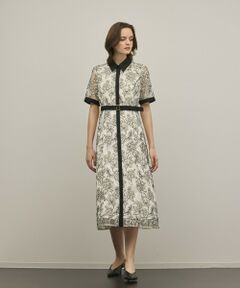 GRACE CONTINENTAL / グレースコンチネンタル ロング・マキシ丈ワンピース | フラワーコード刺繍ワンピース